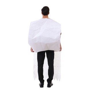 Nam Ngộ nghĩnh Bồn Cầu Bát Trang Phục Halloween Cặp Đôi Poop & Khổng Lồ Khăn Giấy Vệ Sinh Hóa Trang Sân Khấu Tiệc Linh Vật Hilarious