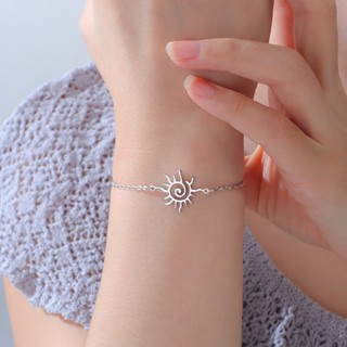 Vòng tay mặt trời thép không gỉ, nhẹ và phù hợp cho nữ