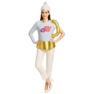 Ấm trà & cốc trà kèm trang phục hóa trang Disney Người Đẹp và Quái Vật cho Halloween - Phù hợp tiệc party