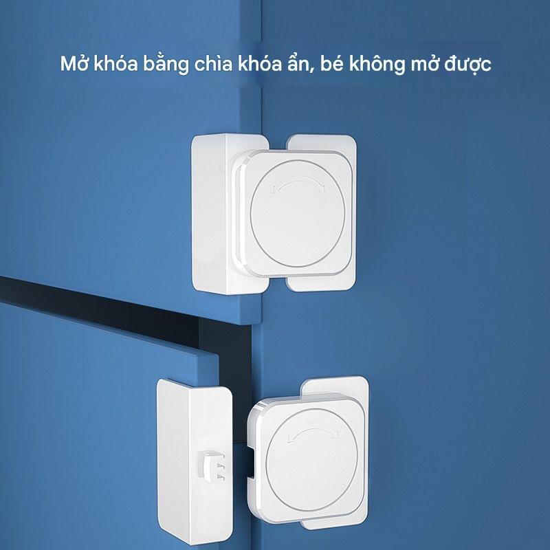 Khóa An Toàn Cho Bé Khóa Tủ Lạnh Titich Trẻ Em Cửa Chống Kẹp An Toàn Cho Trẻ Sơ Sinh Dễ Dàng Thiết Lập Bảo Vệ Tủ Bảo Vệ Chống Mở Nước Tủ Khóa Không Móc Khóa Dây An Toàn Vẽ
