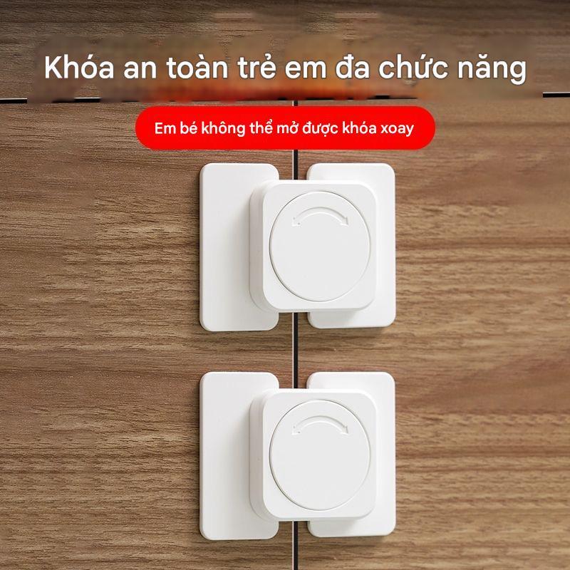 Khóa An Toàn Cho Bé Khóa Tủ Lạnh Titich Trẻ Em Cửa Chống Kẹp An Toàn Cho Trẻ Sơ Sinh Dễ Dàng Thiết Lập Bảo Vệ Tủ Bảo Vệ Chống Mở Nước Tủ Khóa Không Móc Khóa Dây An Toàn Vẽ