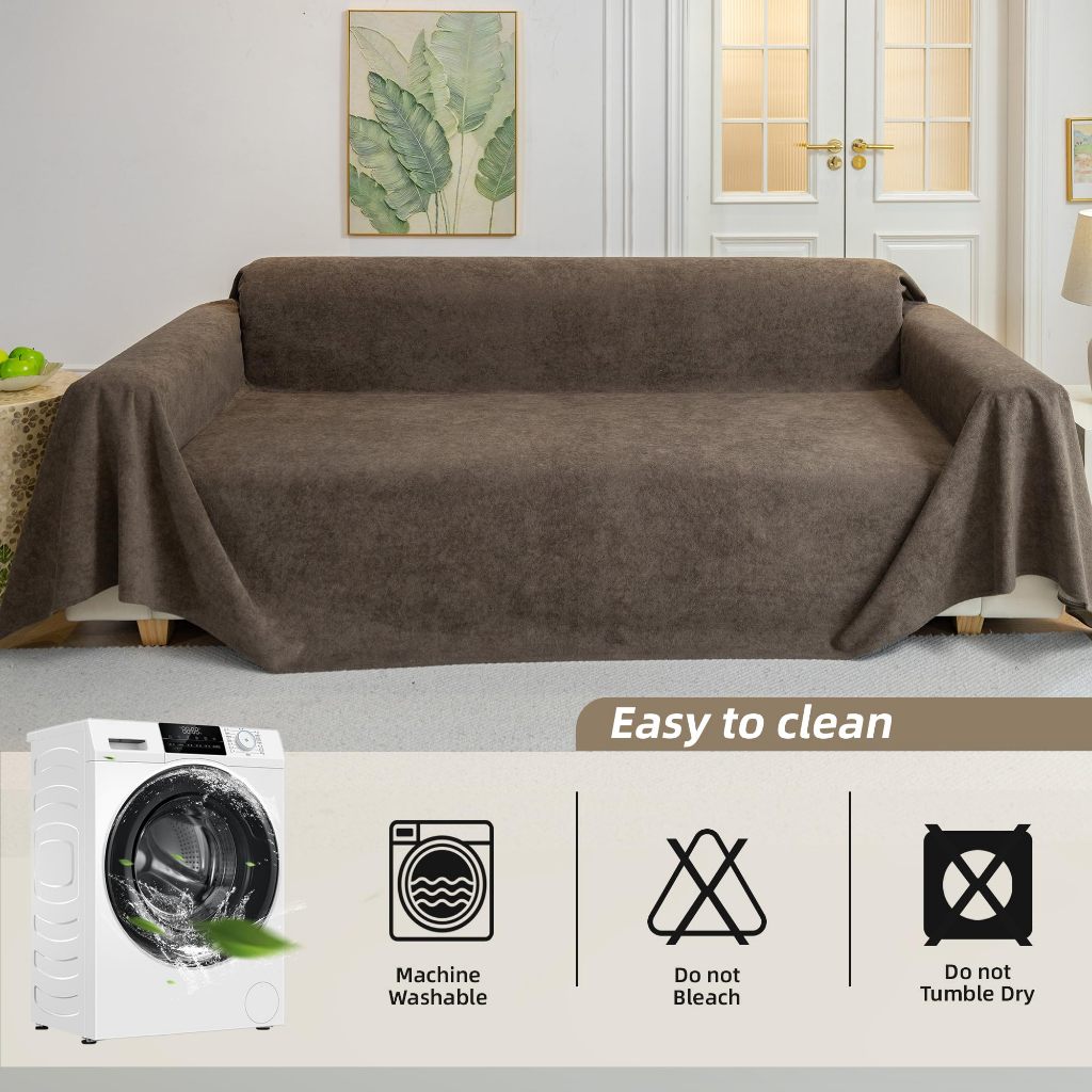 Vỏ bọc ghế sofa, Đa chức năng hiện đại chống trượt Chenille Sofa Chăn-Pet Bảo vệ, Thích hợp cho ghế sofa hình chữ L