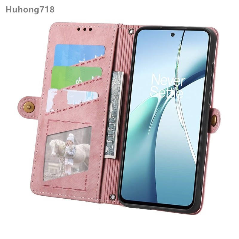 Ốp Lưng Cho Motorola Moto G35 G45 G52J G54 G55 G56 G64 G66J G66Y G75 G84 G85 G86 Power G96 4G 5G Ví Đa Năng Có Dây Kéo Ví Da Lật Khe Cắm Thẻ Bao Da