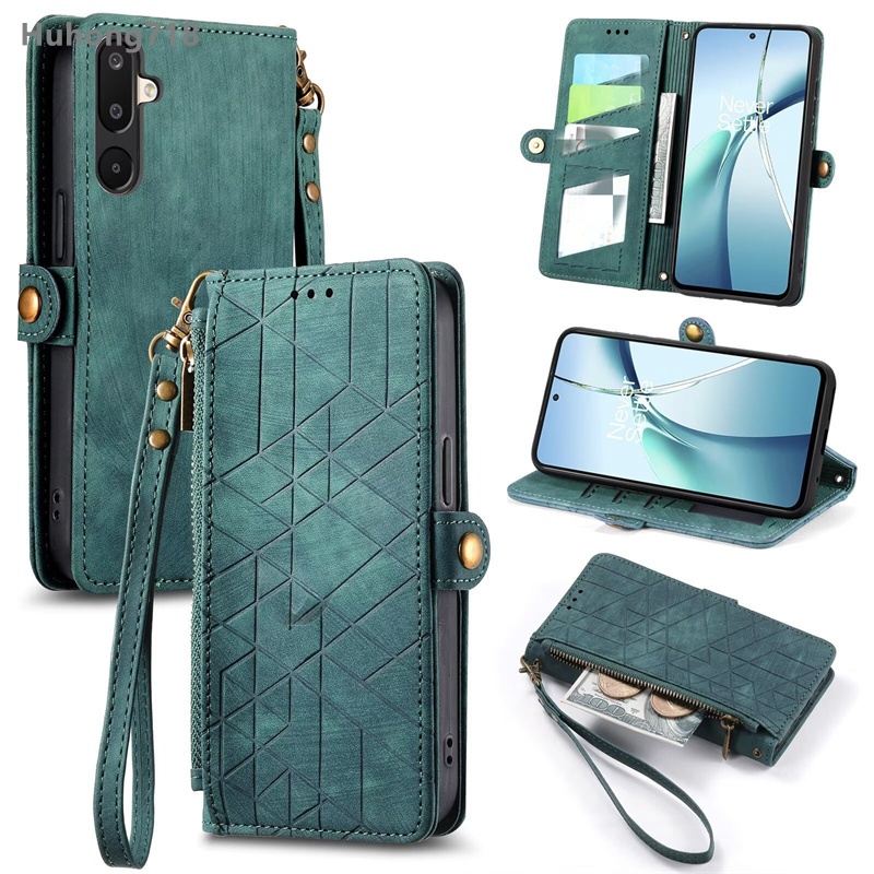 Ốp Lưng Cho Motorola Moto G35 G45 G52J G54 G55 G56 G64 G66J G66Y G75 G84 G85 G86 Power G96 4G 5G Ví Đa Năng Có Dây Kéo Ví Da Lật Khe Cắm Thẻ Bao Da