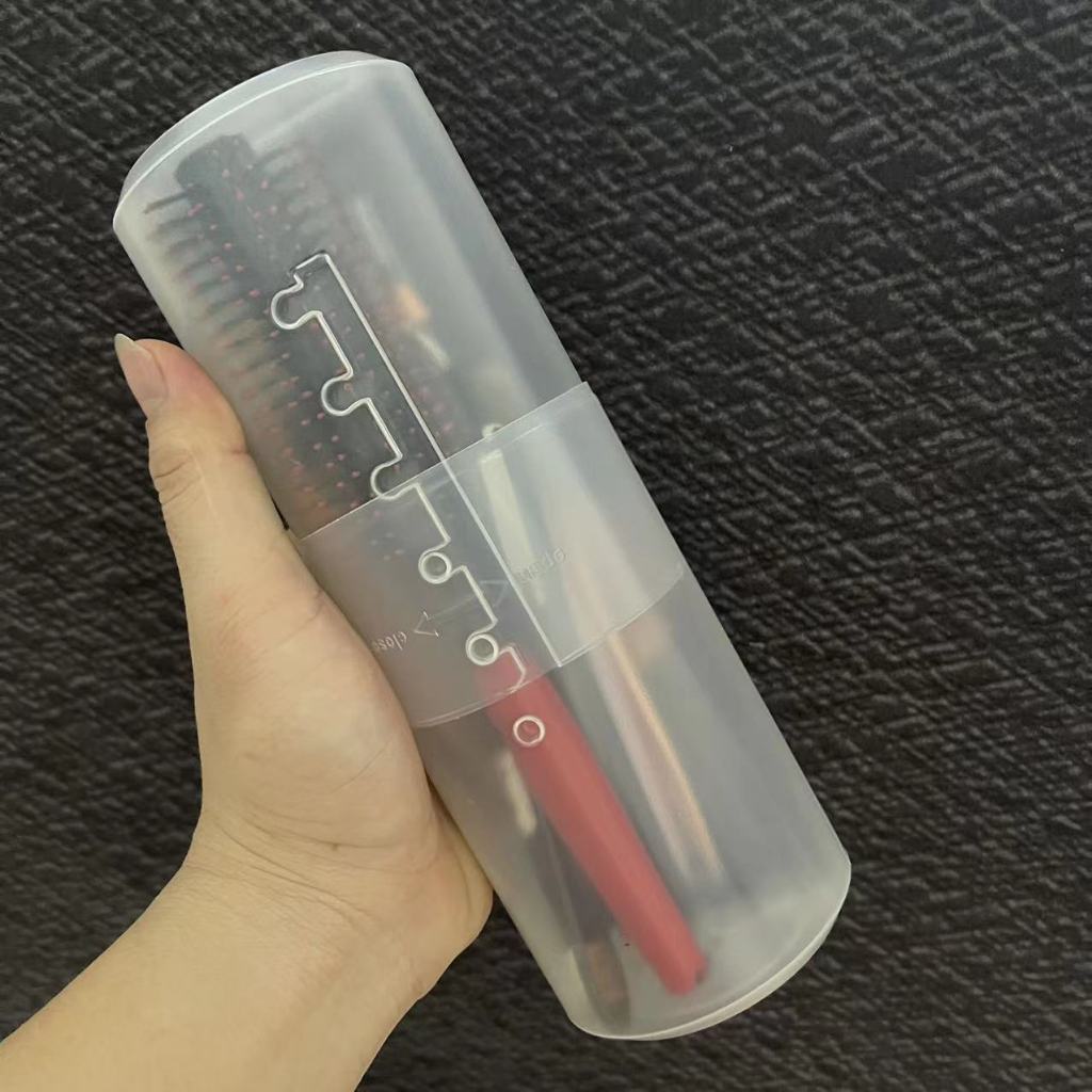 Bigdealssuper Nhựa Trong Suốt Cọ Trang Điểm Giá Đỡ Du Lịch Mỹ Phẩm Hộp Đựng Túi Đựng Cốc Bảo Quản Chống Thấm Nước Chống Bụi Siêu