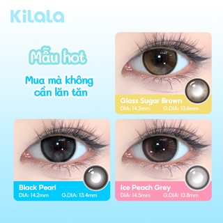 6 chiếc  Kính áp tròng Kilala  lens cận 1 ngày DIA 14.2mm có độ (0-7)