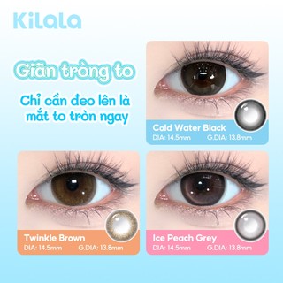 6 chiếc  Kính áp tròng Kilala  lens cận 1 ngày DIA 14.2mm có độ (0-7)