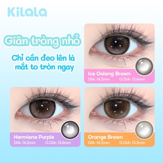 6 chiếc  Kính áp tròng Kilala  lens cận 1 ngày DIA 14.2mm có độ (0-7)