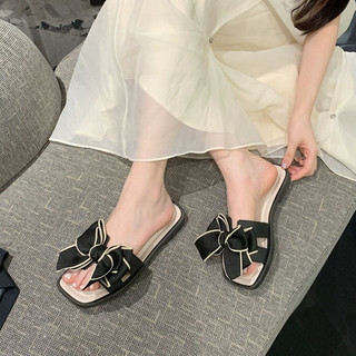 Xixitiao Dép Lê Nữ Mùa Hè Đế Mềm Với Nơ Xinh Xắn Thời Trang