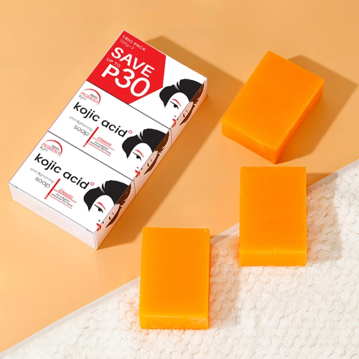 Xà Phòng Làm Trắng Da Handmade Chăm Sóc Da Làm Sạch Sâu Dưỡng Ẩm Sạch Tinh Khí Xà Phòng Làm Sáng Da Kojic Acid Xà Phòng