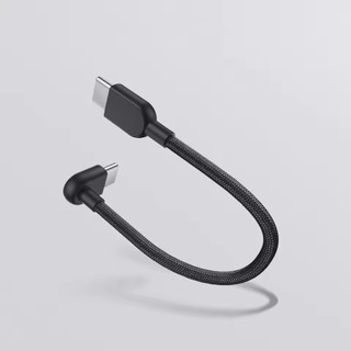 Cáp Dữ Liệu Xiaomi 3A Chính Hãng 10cm USB-C Sang USB-C Hỗ Trợ Sạc Nhanh Max 60W 90° Thiết kế khuỷu tay Chất liệu bện TPE