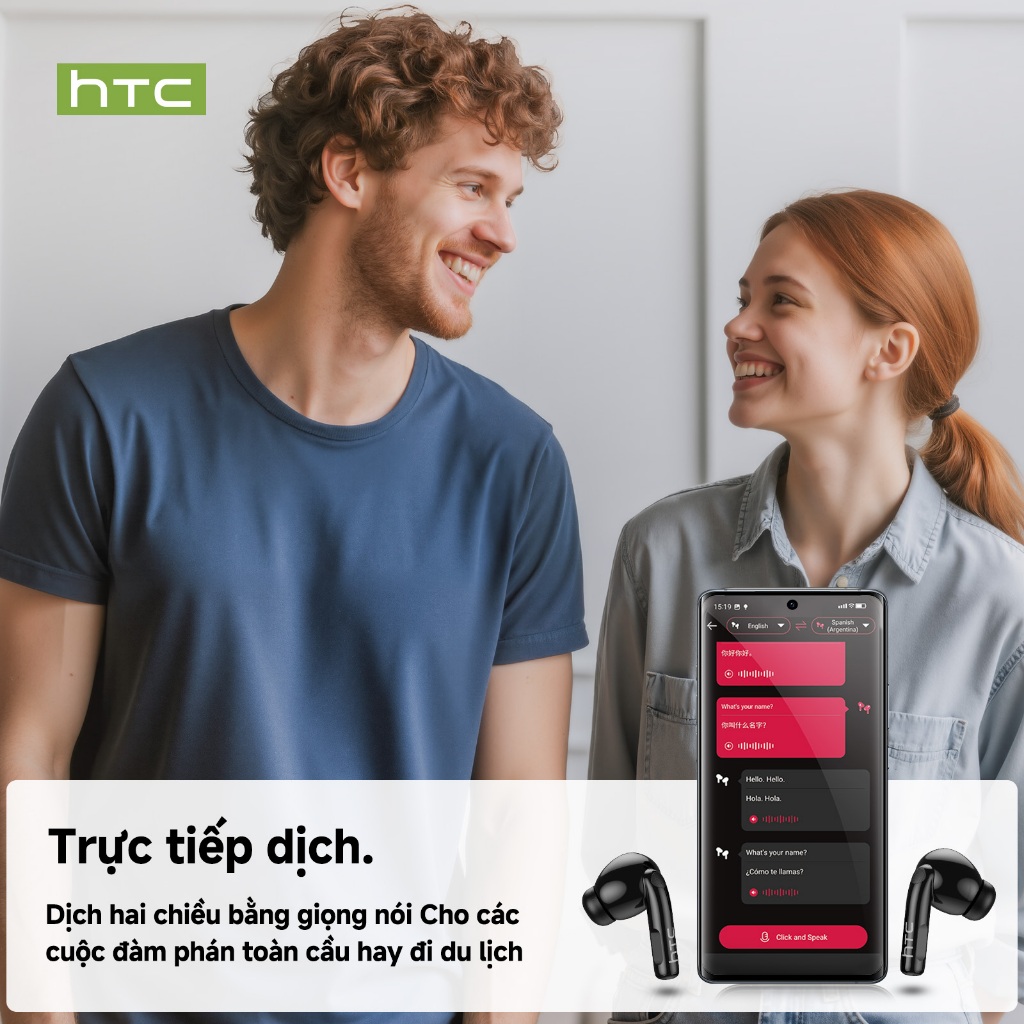 [Bảo hành 1 năm] Tai nghe Bluetooth HTC NE29TWS Công nghệ khử tiếng ồn cuộc gọi ANC HD Tai nghe Bluetooth có Mic | BigBuy360 - bigbuy360.vn