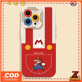 Ốp Lưng Cho OPPO Reno 15F Reno14F Reno14 Pro Reno 13F Reno13 Pro Reno12 F Reno 11F Reno10 Reno8Z Reno7Z Reno8T Reno5 Reno4 Reno6z Phim Hoạt Hình Dễ Thương Mario Học Sinh Ốp Điện Thoại TPU Chống Sốc