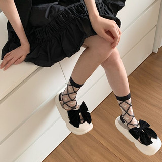 Xixitiao Bow Baotou Mary Jane eva Dép đế dày thời trang nữ