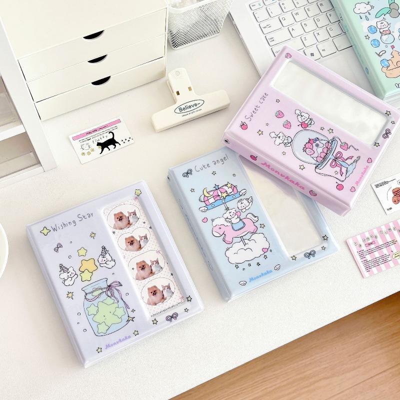 Phim Hoạt Hình Gian Hàng Ảnh Album Cho 40 / 36 Chiếc 2x6 Inch Dải Ảnh Đánh Dấu Trang 20 Chiếc 4x6 4R Giá Đỡ Ảnh Thẻ Nhỏ Sách Lưu Trữ [MỚI]