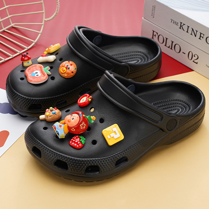 Phụ kiện hoa gắn lỗ giày Crocs, Apple Star, Zhibixing, Busch, tháo rời, cao cấp