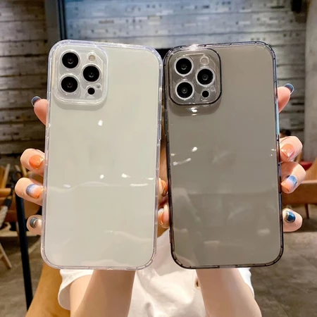 Đối với Apple IPhone XS XR XS Max iPhone 11 12 13 14 15 16 16e 17 Pro Max iPhone 8 7 Plus iPhone 12 13 mini 7G 8G 7P 8P iPhone 17 Air Soft TPU Clear Phone Case Full Cover Ốp lưng