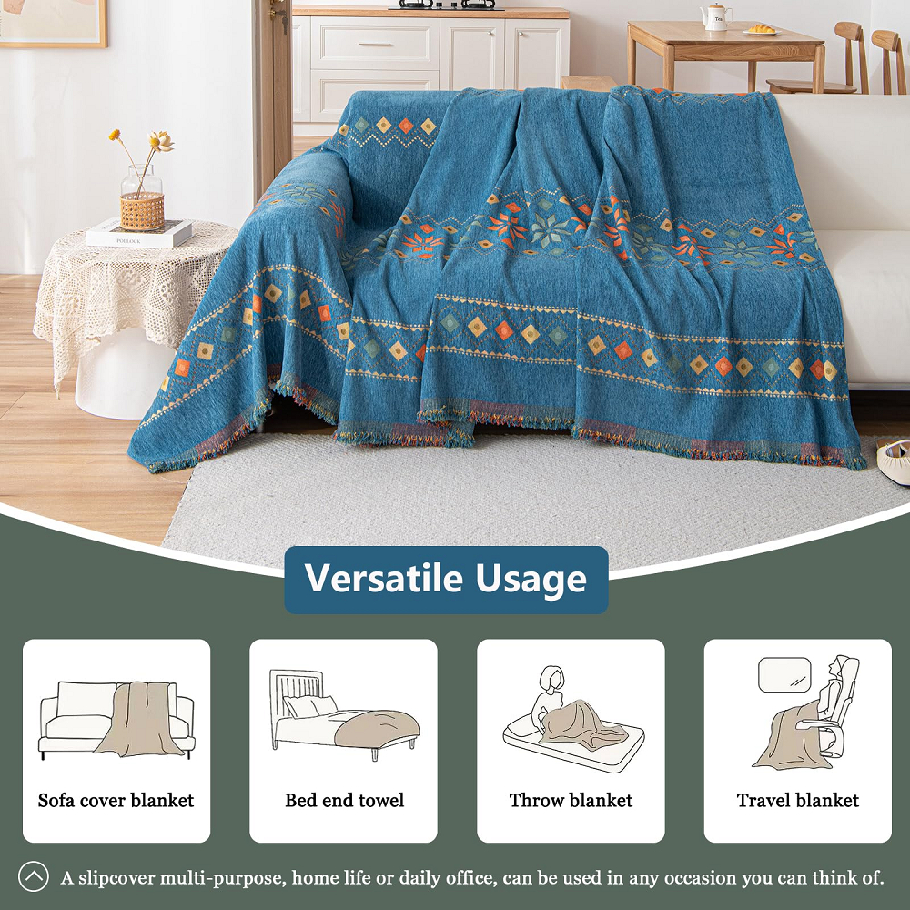 Vỏ bọc ghế sofa, Đa chức năng hiện đại chống trượt Chenille Sofa Chăn-Pet Bảo vệ, Thích hợp cho ghế sofa hình chữ L