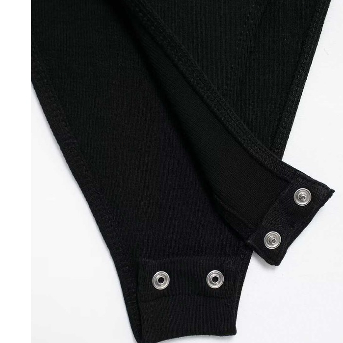 Bộ đồ liền thân skinny nữ với gân và dây đeo cổ chữ O, thời trang gợi cảm