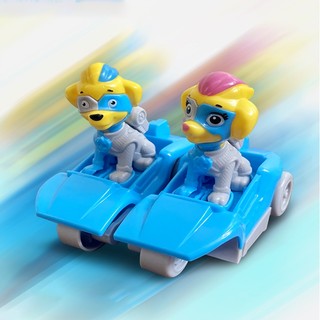 Bộ mô hình xe Toy Paw Patrol Tuck và Ella Pull Back Đồ chơi trẻ em