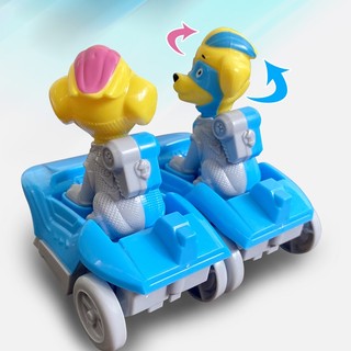 Bộ mô hình xe Toy Paw Patrol Tuck và Ella Pull Back Đồ chơi trẻ em