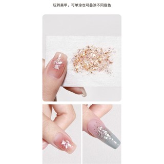 ANNIES Ngọc Trai Sequin Sơn Móng Tay Keo Aurora Mica Vỏ Keo Đóng Hộp Đá Trong Suốt 8g