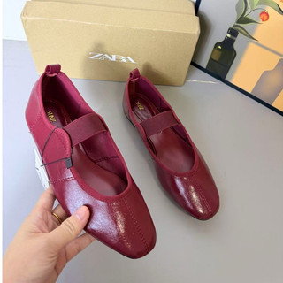 Giày mũi tròn cao su đàn hồi ZA