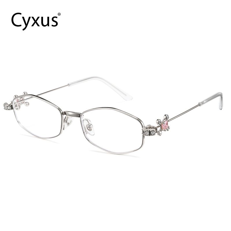 Cyxus Gọng Kính Đa Giác Nữ Thời Trang Chống Ánh Sáng Xanh Bảo Vệ Mắt Cho Học Tập Làm Việc Và Dùng Điện Thoại 8277