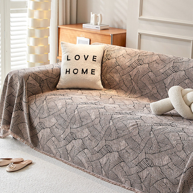 Vỏ bọc ghế sofa, Đa chức năng hiện đại chống trượt Chenille Sofa Chăn-Pet Bảo vệ, Thích hợp cho ghế sofa hình chữ L