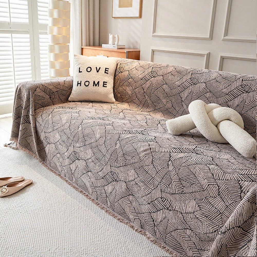 Vỏ bọc ghế sofa, Đa chức năng hiện đại chống trượt Chenille Sofa Chăn-Pet Bảo vệ, Thích hợp cho ghế sofa hình chữ L