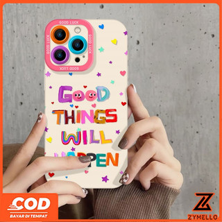 Ốp lưng cho OPPO Reno15F Reno14F Reno14 Pro Reno 13F Reno13 Pro Reno12 F Reno 11F Reno10 Reno8Z Reno7Z Reno8T Reno5 Reno4 Reno6z Cầu vồng đơn giản Vỏ điện thoại TPU chống sốc văn bản TỐT