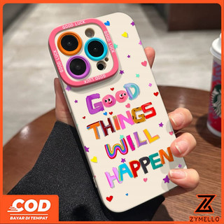 Ốp lưng cho OPPO Reno15F Reno14F Reno14 Pro Reno 13F Reno13 Pro Reno12 F Reno 11F Reno10 Reno8Z Reno7Z Reno8T Reno5 Reno4 Reno6z Cầu vồng đơn giản Vỏ điện thoại TPU chống sốc văn bản TỐT