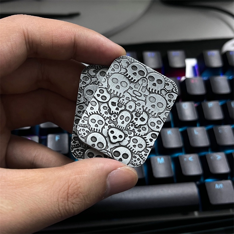 1 Máy Tính EDC Đẩy Thanh Trượt Kim Loại Fidget Chống Căng Thẳng Đồ Chơi Người Lớn Ngón Tay Spinner Poker Giảm Lo Âu Đồ Chơi Di Động Pop Từ Thanh Trượt Trò Chơi