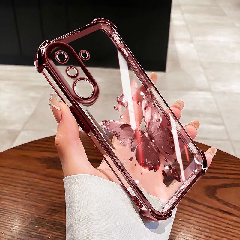 Vỏ YBD Cho Samsung Galaxy A17 A27 A13 A04S A05S F14 A14 A15 A16 4G 5G Dây Nơ Rỗng Chống Rơi Thả Bảo Vệ Toàn Diện Ốp điện thoại