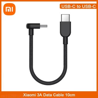Cáp Dữ Liệu Xiaomi 3A Chính Hãng 10cm USB-C Sang USB-C Hỗ Trợ Sạc Nhanh Max 60W 90° Thiết kế khuỷu tay Chất liệu bện TPE