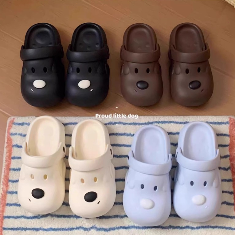 Xixitiao Sandal Chó Con Nữ Mùa Hè Mặc Ngoài Dễ Thương Thoải Mái Hai Mặc