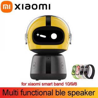 Xiaomi Đa Chức Năng Ble Loa Biểu Hiện Mặt Đồng Hồ Báo Thức Để Bàn Điện Tử Thú Cưng Cho Xiaomi Smart Band 10 / 9 / 8