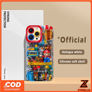 Ốp Lưng Cho OPPO Reno 16 Reno 15F Reno14F Reno 13F Reno12 F Reno 11F Reno10 Reno8Z Reno7Z Reno8T Reno5 Reno4 Reno6z Hoạt Hình Dễ Thương Cơ Lego Mario Vỏ Điện Thoại TPU Chống Sốc