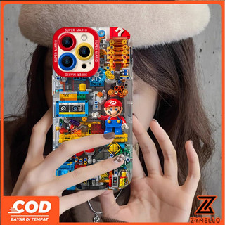 Ốp Lưng Cho OPPO Reno 16 Reno 15F Reno14F Reno 13F Reno12 F Reno 11F Reno10 Reno8Z Reno7Z Reno8T Reno5 Reno4 Reno6z Hoạt Hình Dễ Thương Cơ Lego Mario Vỏ Điện Thoại TPU Chống Sốc