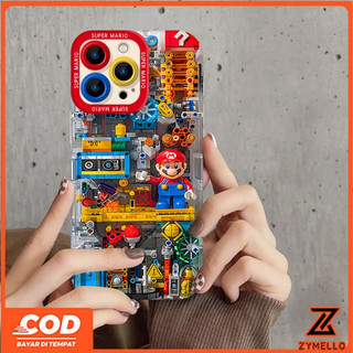 Ốp Lưng Cho OPPO Reno 16 Reno 15F Reno14F Reno 13F Reno12 F Reno 11F Reno10 Reno8Z Reno7Z Reno8T Reno5 Reno4 Reno6z Hoạt Hình Dễ Thương Cơ Lego Mario Vỏ Điện Thoại TPU Chống Sốc