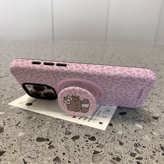 Ốp lưng 2 trong 1 họa tiết hình trái tim màu hồng cho iPhone 11 12 Pro 13 Pro Max 15 Pro 15 Pro Max 14 Pro Max 16 Pro Max 16 Plus 17 17 Air 17 Pro 17 Pro Max 2 trong-1 hộp bảo vệ