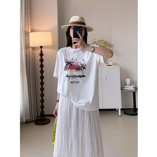 Áo Thun Nữ Oversize Baggy Cotton Phong Cách Thời Trang Hàng Ngày