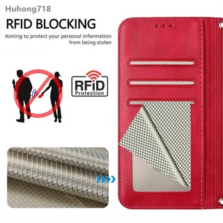 Dành Cho ZTE Blade A36 A56 A53 Pro A35E Axon 40 SE V40S A76 V70 Max Vita A52 Lite 4G 5G Nubia Neo 3 GT Z70 Z70S Z60 Ultra Design Red Magic 10 Air Music 2 Ốp Lưng Ví Da Flip Cover