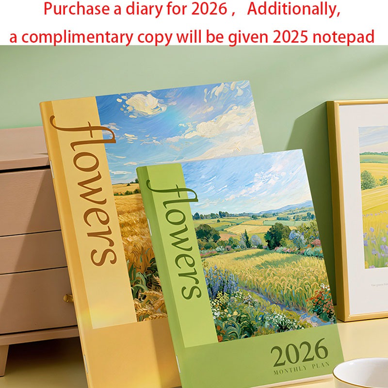 2026 A4 / A5 Chương Trình Nghị Sự Lập Kế Hoạch Người Tổ Chức Lịch Nhật Ký Hàng Tháng / Hàng Ngày / Tuần Sổ Tay Hiệu Quả Sổ Tay Thông quan Sách Dự thảo