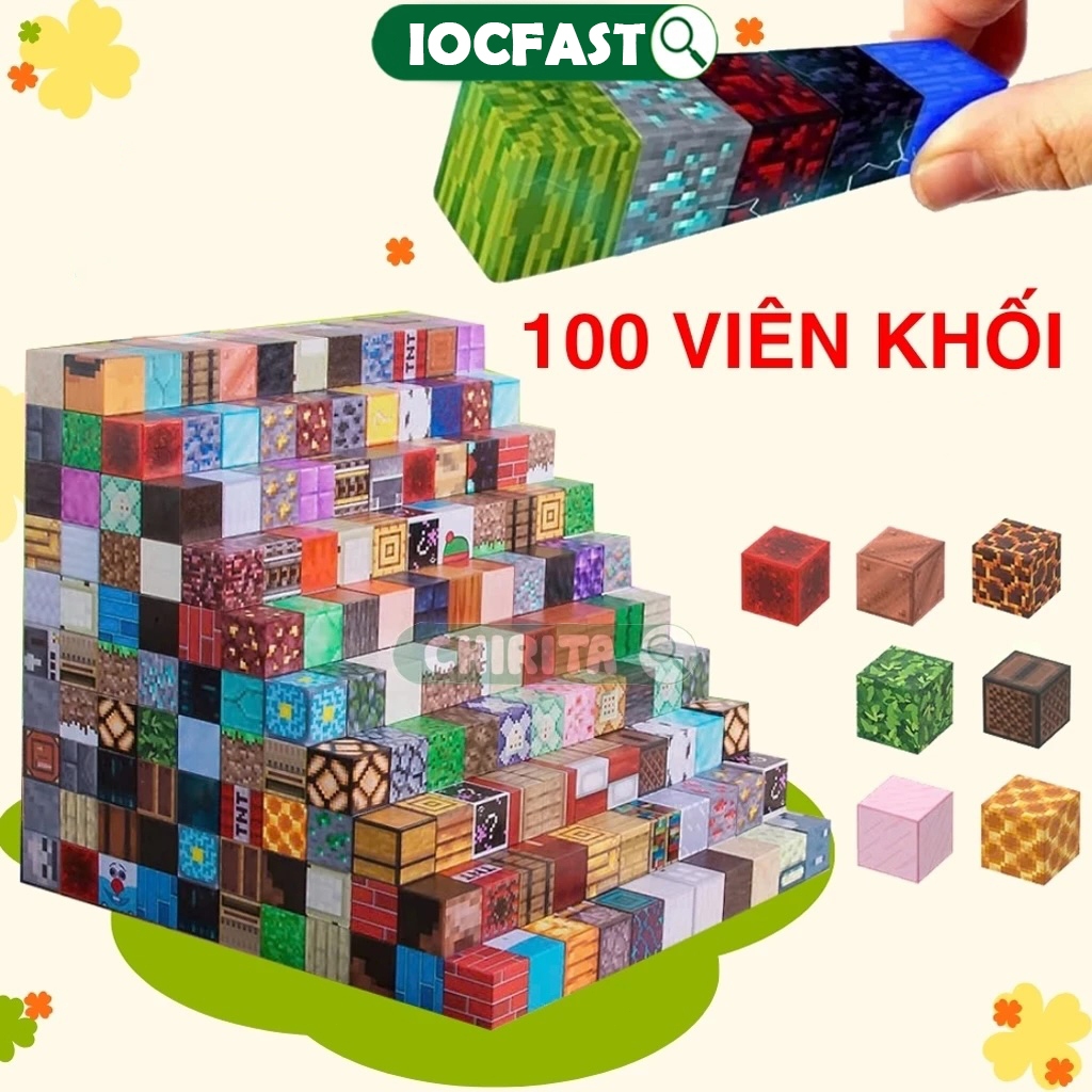 Khối xây dựng mô hình giáo dục trẻ em Khối xây dựng từ tính