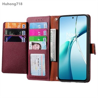 Dành Cho Oneplus 1 + 13 13T Ace 2V 3 Pro Nord CE 3 4 5 N30 SE N100 Da PU Khe Cắm Thẻ Bỏ Túi Vỏ Lật Chống Sốc RFID Chặn Dây Kéo Ví Ốp Điện ThoạiNote: mặt hàng là Nhiều a