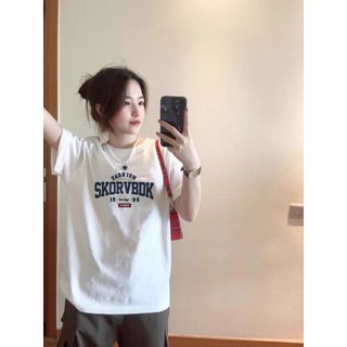 Áo Thun Nữ Oversize Bông Phong Cách Unisex Dễ Thương