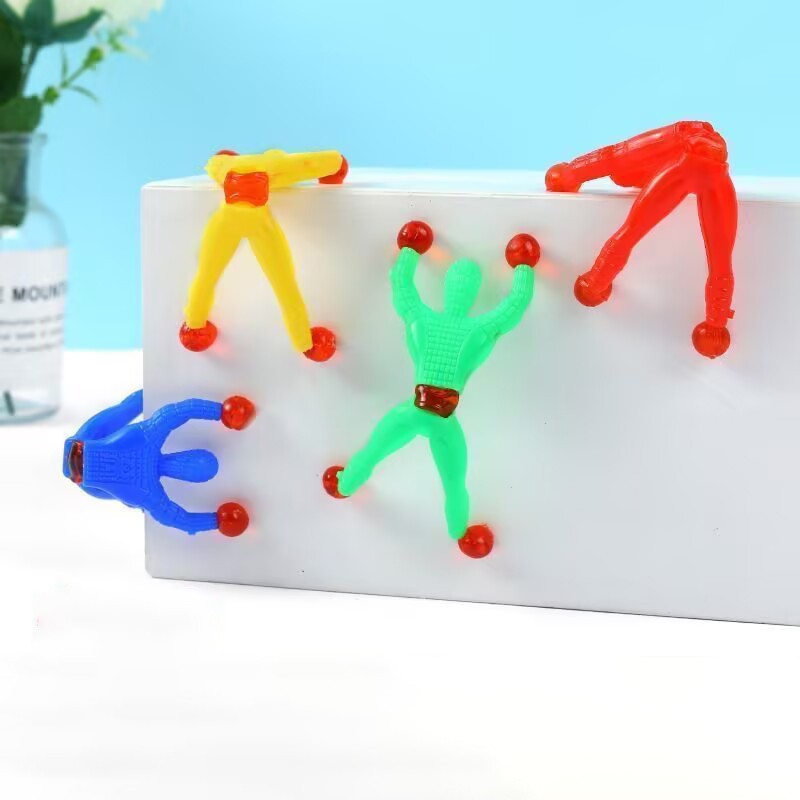 Mô Hình [10 MÓN]  Nhân Vật Leo Núi & Leo Tường Đầy Màu Sắc - Siêu Anh Hùng Spider-Man Bám Tường Ngộ Nghĩnh - Đồ Chơi Tran