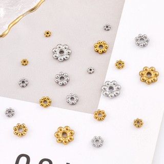 Phụ kiện trang sức hạt mạ vàng 18K không gây dị ứng cho vòng tay DIY