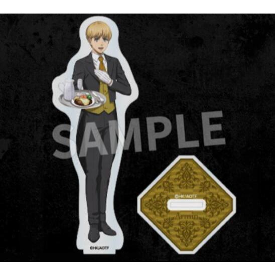 Chân đế Acrylic phong cách Attack on Titan Butler - Eren, Levi, Armin, Hange Anime Hình (Fanmade)